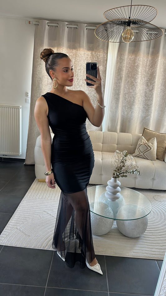 Robe en tulle noir