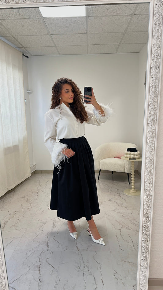 Chemise à plume