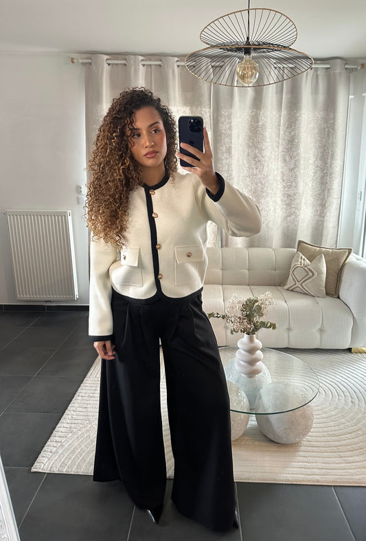 Cardigan blanc