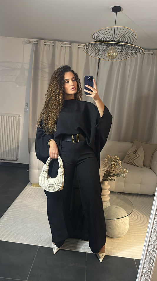 Ensemble cape noir